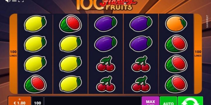 A Gamblers Guide to 100 Flaring Fruits Slot Game