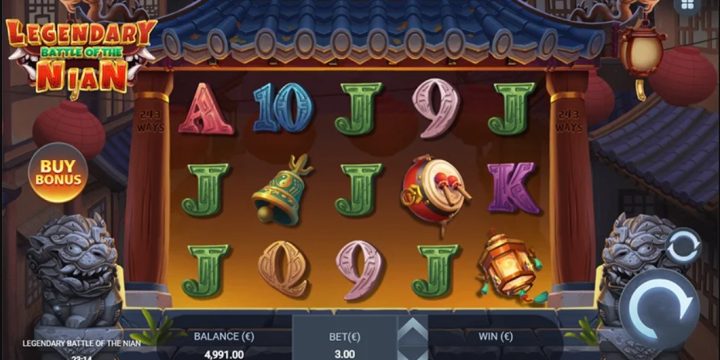 Legendary Battle of the Nian Online Casino Slot Game